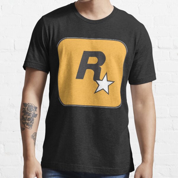 Rockstar Games Vintage Y2k Video Game Logo Tee Shirt 