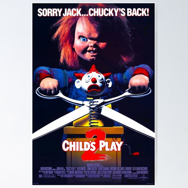 Artikel-Vorschau von Filmplakat „Childs Play II“ von 1990, designt und verkauft von BetterDaze.