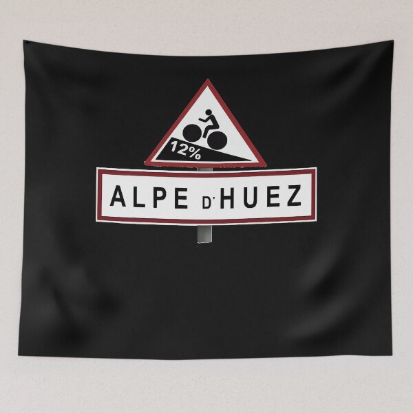 Item preview, Alpe dHuez Road Sign Cycling  designed and sold by Cassandarris.