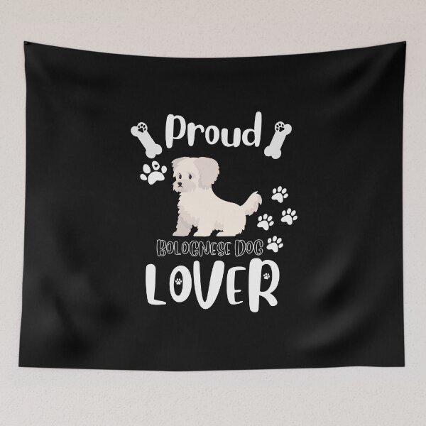 Item preview, Proud Bolognese Dog Lover designed and sold by TheDoggoStore.