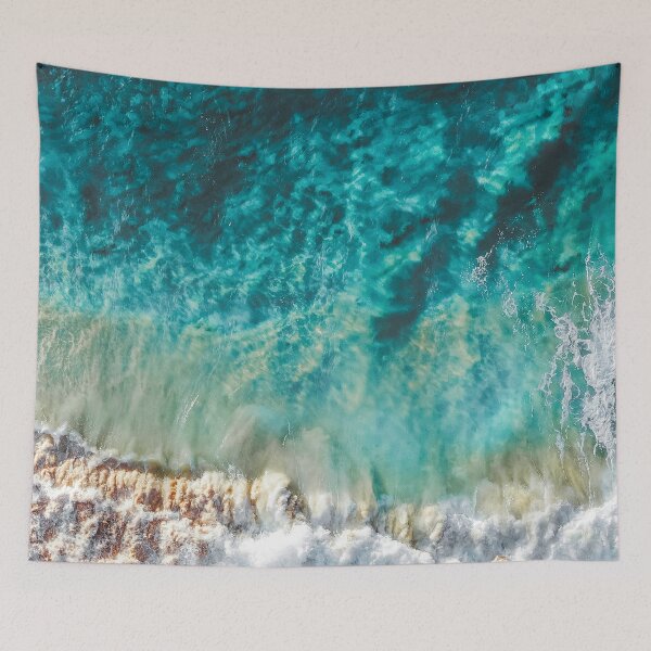 Item preview, Ocean Water Waves blue designed and sold by Deep Blue Ocean.