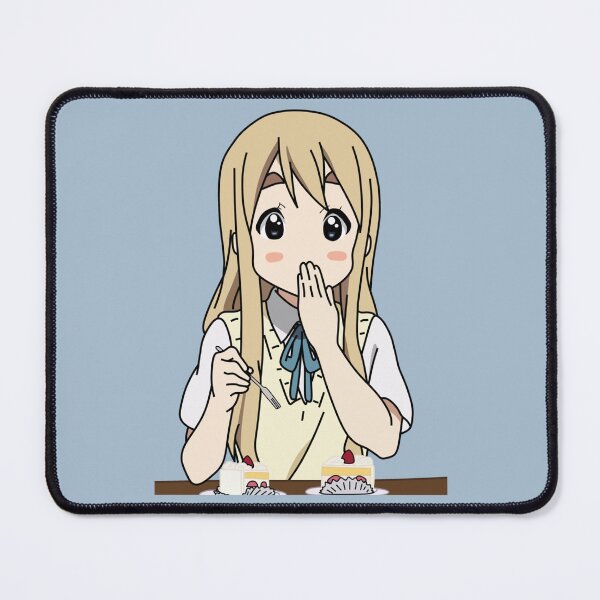 Item preview, K-on! Mugi eating cake designed and sold by PalmMurrdg.
