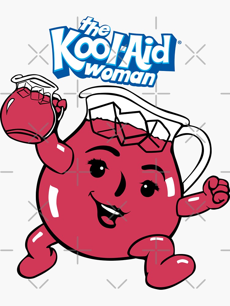"Kool Aid Woman" Sticker for Sale by Roseaiu13 Redbubble