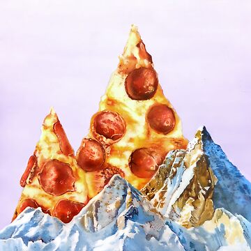 Artwork thumbnail, Pepperoni Pizza Peaks by jamesormiston