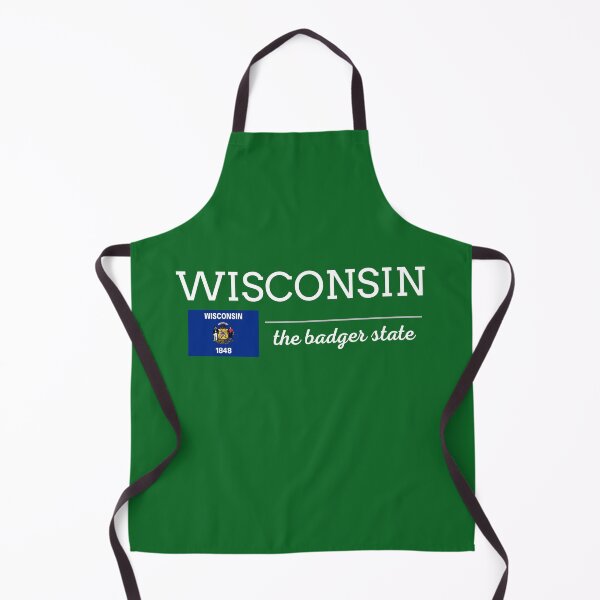 Item preview, WISCONSIN State with Flag designed and sold by philevera.