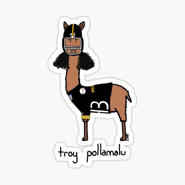 troy pollamalu Sticker