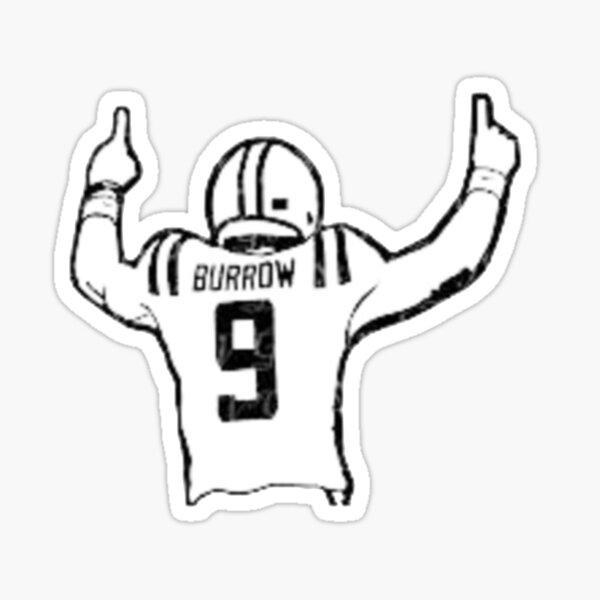 Joe Burrow Walk Tiger Sticker for Sale by KwokArts