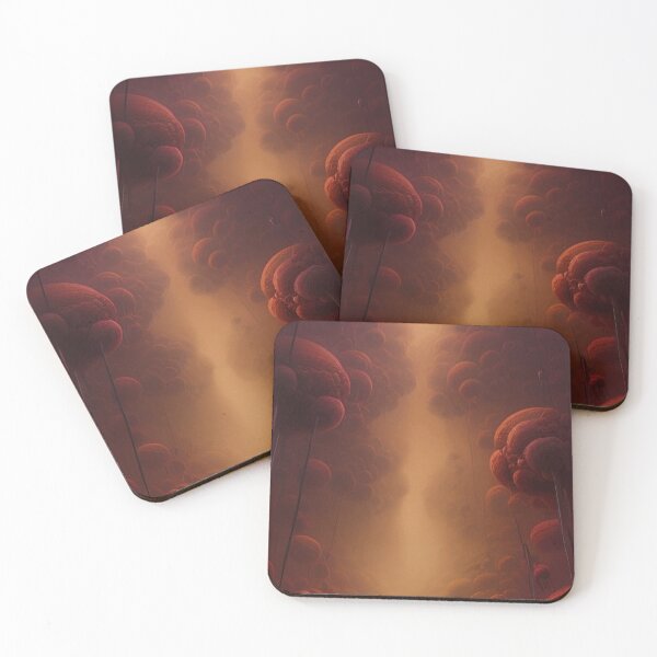 Item preview, Brown Abstract Flower View designed and sold by pixlat3d.