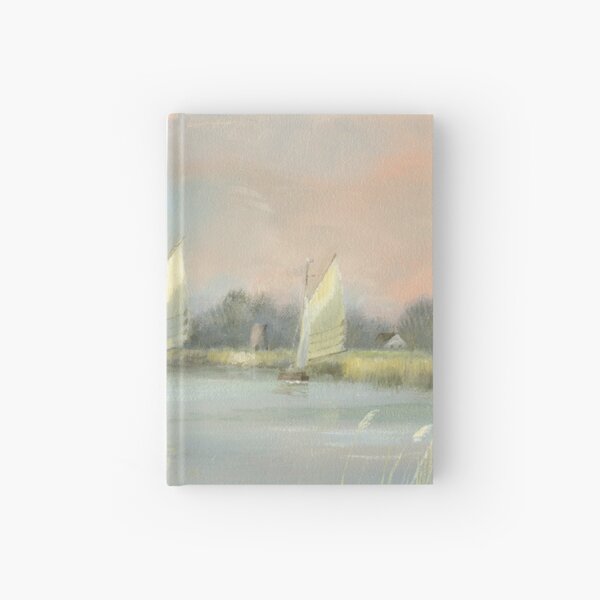 Early Spring on the River Thurne Hardcover Journal