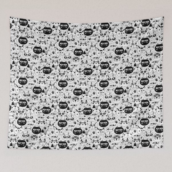 Item preview, cat doodle designed and sold by lovelysoyouuu.