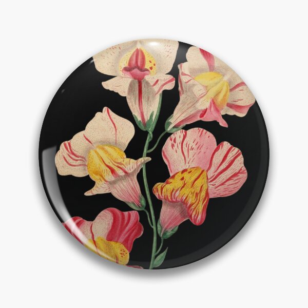 Item preview, Vintage Snapdragons Flower Sticker designed and sold by designsdetour.