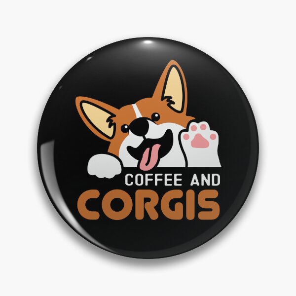 Item preview, Coffee and Corgis designed and sold by Ela-Designer.