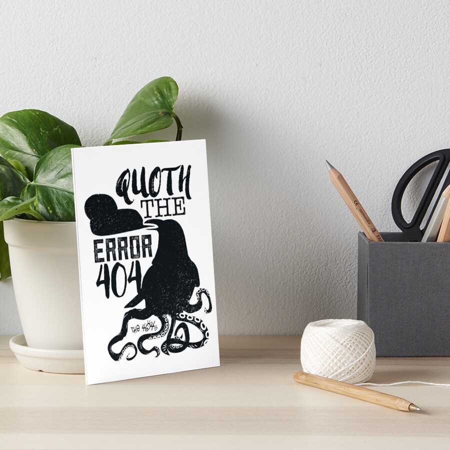 Item preview, Art Board Print designed and sold by the404s.