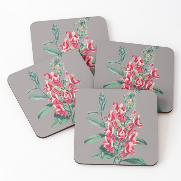 Item preview, Vintage Snapdragons Flower Sticker designed and sold by designsdetour.