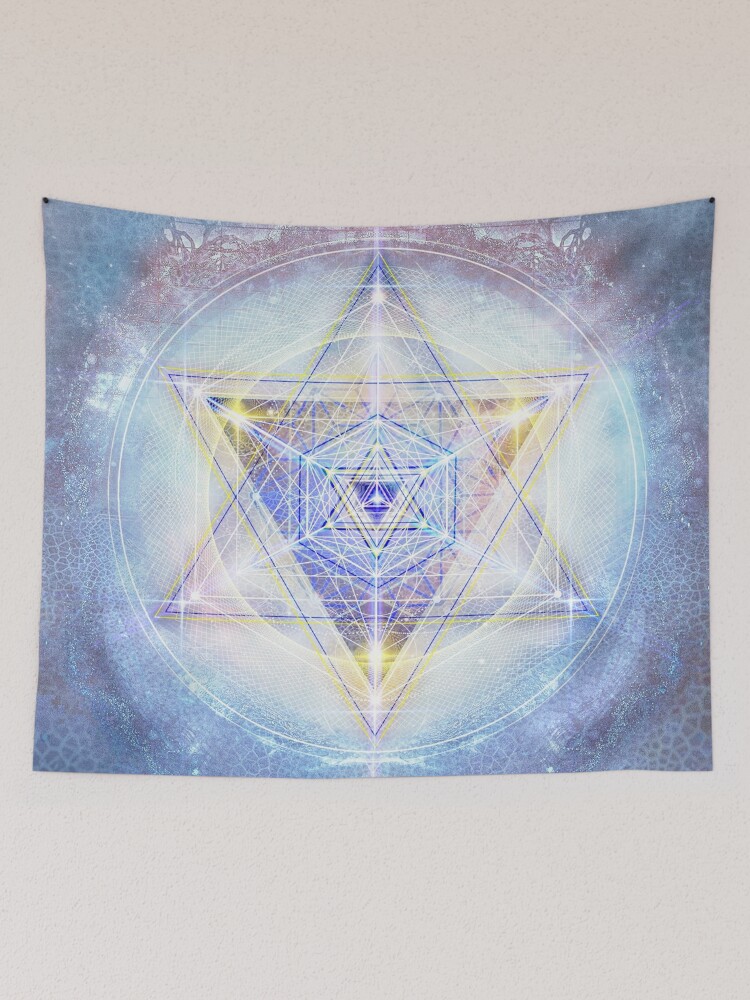 Platonic mandala v2 online wall tapestry