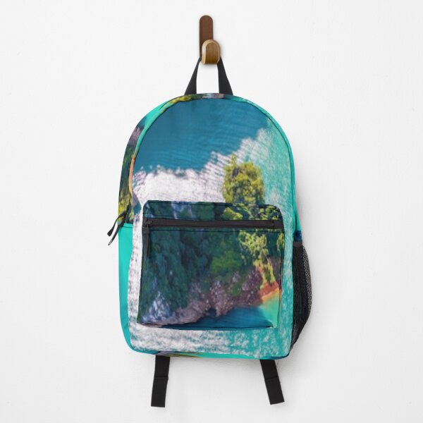 Item preview, Beautiful green landscape with green trees and mountain at sunset art designed and sold by BEAUTY ⭐⭐⭐⭐⭐.
