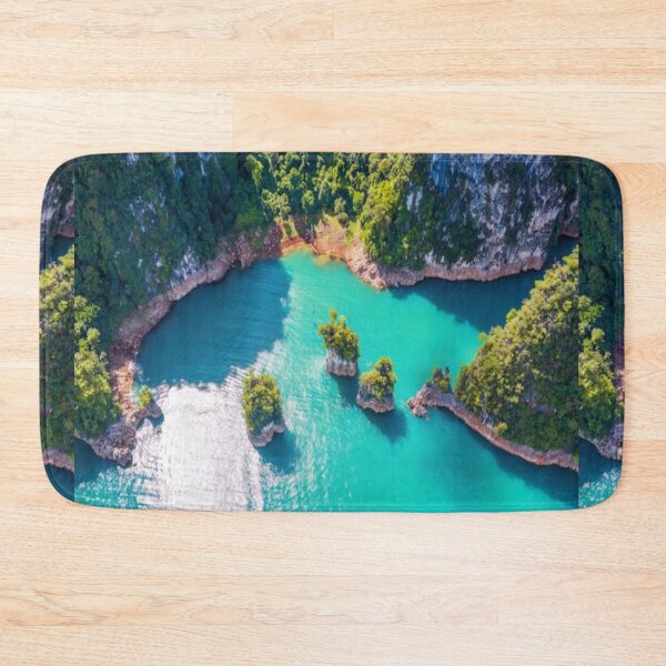 Item preview, Beautiful green landscape with green trees and mountain at sunset art designed and sold by BEAUTY ⭐⭐⭐⭐⭐.