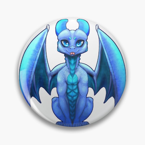 Item preview, Cute Baby Ice Dragon designed and sold by MariaDracona.