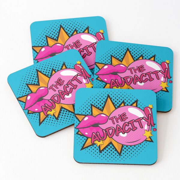 Item preview, Lips Bubblegum The Audacity Popart designed and sold by Gay-Koala.
