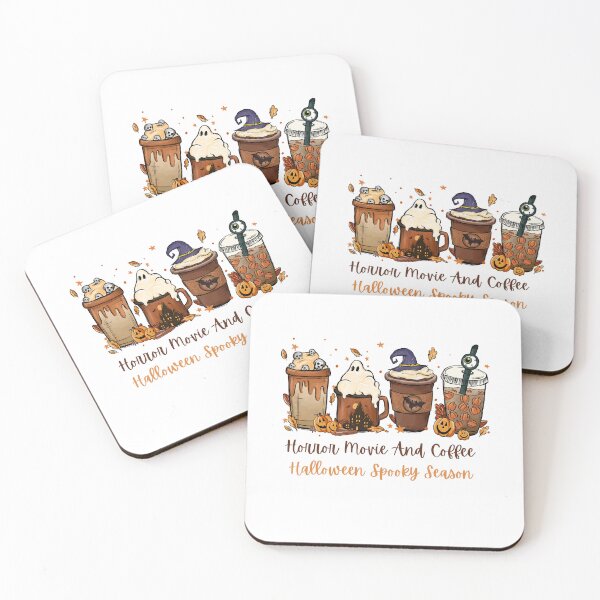 Item preview, Horror Movie And Coffee Halloween designed and sold by IM Hunter.