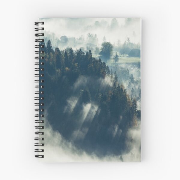 Item preview, Beautiful green landscape with mountains and fog  art designed and sold by BEAUTY ⭐⭐⭐⭐⭐.