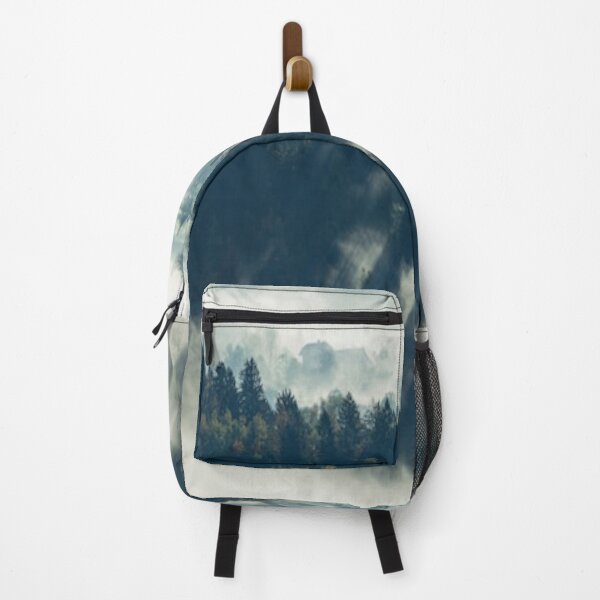 Item preview, Beautiful green landscape with mountains and fog  art designed and sold by BEAUTY ⭐⭐⭐⭐⭐.