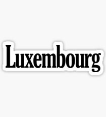 Luxembourg Sticker