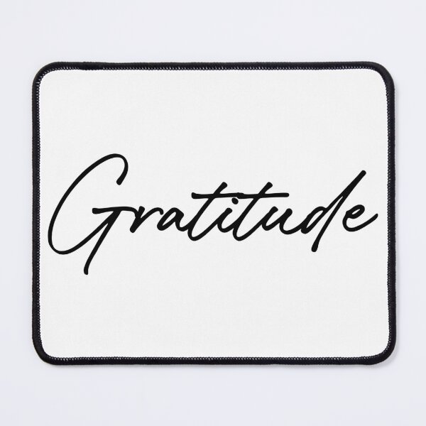 Item preview, An Attitude of Gratitude handwritten text design designed and sold by GraphicDream.