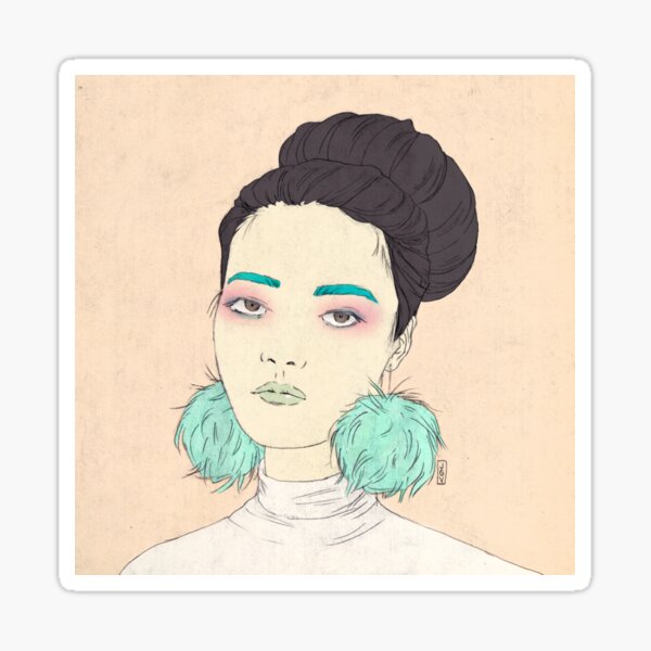 Pom Poms Sticker