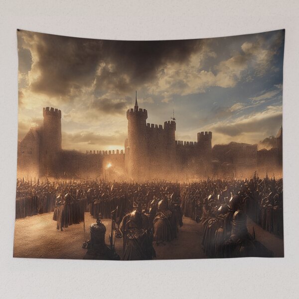 Item preview, Medieval castle with army version 2 designed and sold by PM-Artistic.