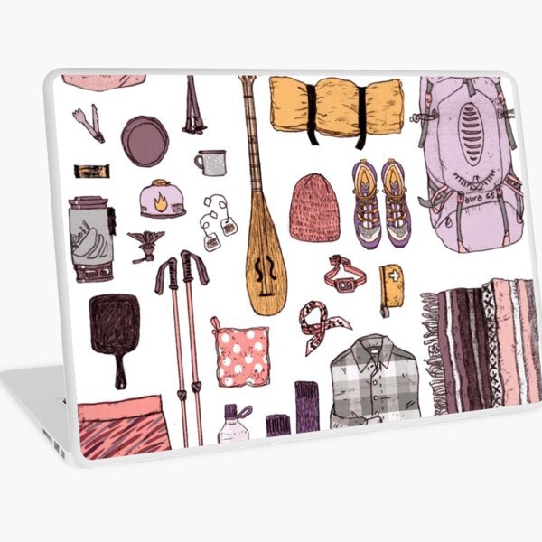 Camping Gear Laptop Skin
