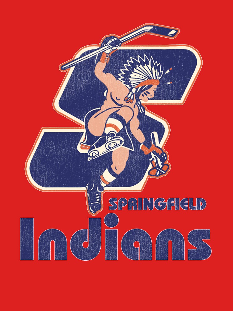 Springfield Indians Retro Defunct Ice Hockey Essential T-Shirt