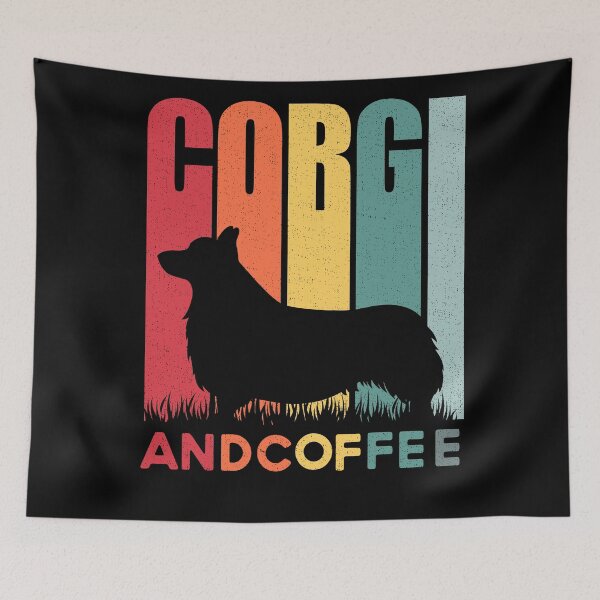 Item preview, Coffee and Corgis Vintage designed and sold by Ela-Designer.