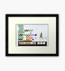 Fading Plumber Framed Print