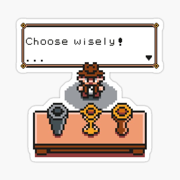 Choose your Grail v2 Sticker