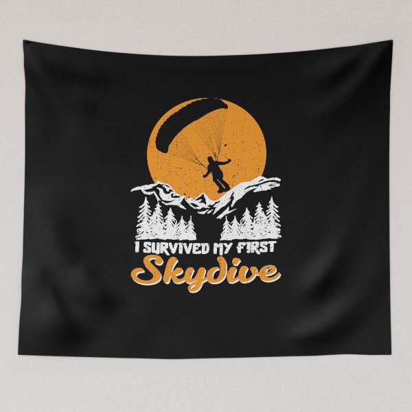 Item preview, Skydive Parachute Skydiver Parachutist Extreme Sport Vintage designed and sold by DoSt-997.