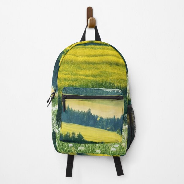 Item preview, Spring landscape with flower meadow and forest in the background Version 4 designed and sold by PM-Artistic.