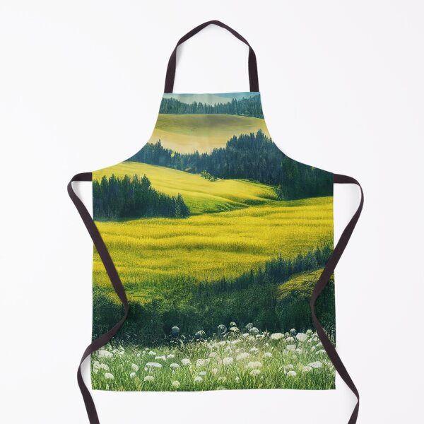 Item preview, Spring landscape with flower meadow and forest in the background Version 4 designed and sold by PM-Artistic.