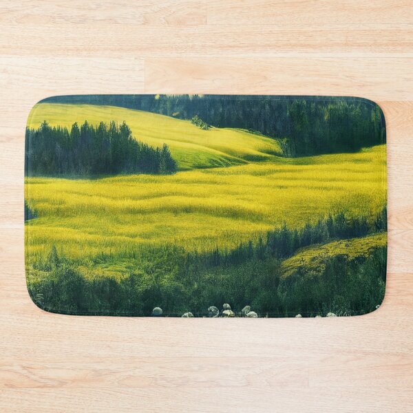 Item preview, Spring landscape with flower meadow and forest in the background Version 4 designed and sold by PM-Artistic.