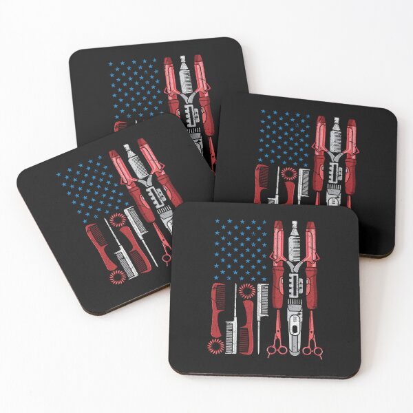 Item preview, Barber American Flag Hair Stylist USA Lover Haircut Tools designed and sold by DoSt-997.