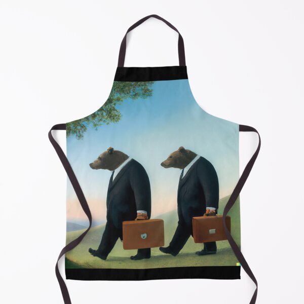 Item preview, Bears going to work, Rene Magritte designed and sold by BRENTWILLIAM.