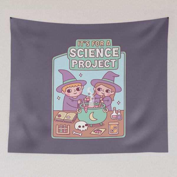 Item preview, Cute Witch Kids Its For A Science Project Funny designed and sold by rustydoodle.