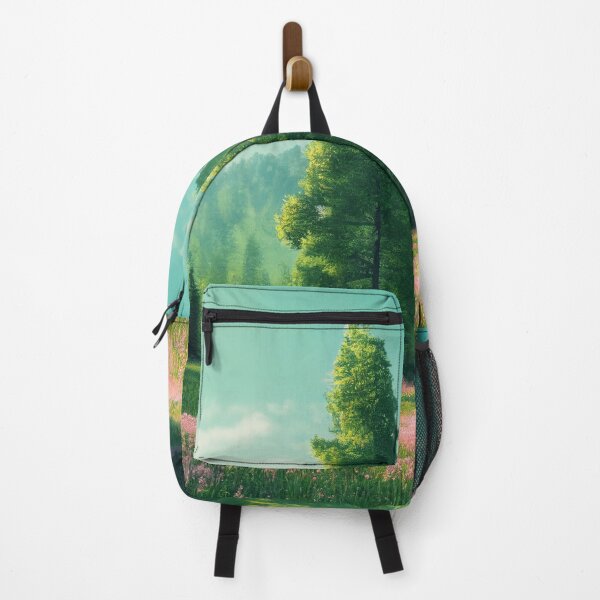 Item preview, Spring landscape with flower meadow and forest in the background Version 3 designed and sold by PM-Artistic.