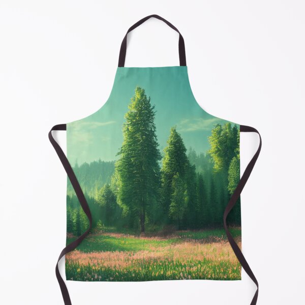 Item preview, Spring landscape with flower meadow and forest in the background Version 1 designed and sold by PM-Artistic.