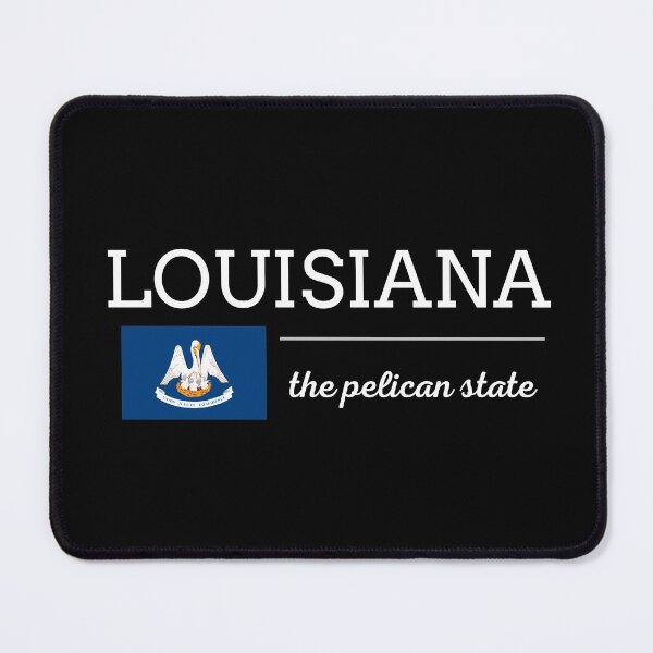 Item preview, LOUISIANA State with Flag designed and sold by philevera.