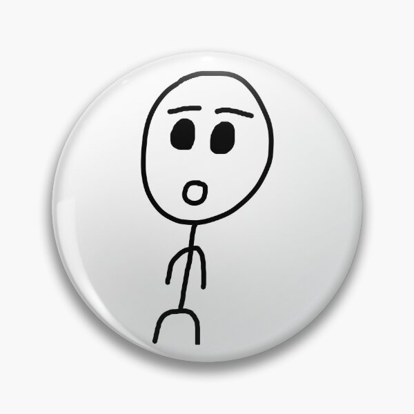 Item preview, Stickman funny face designed and sold by StickyMann.