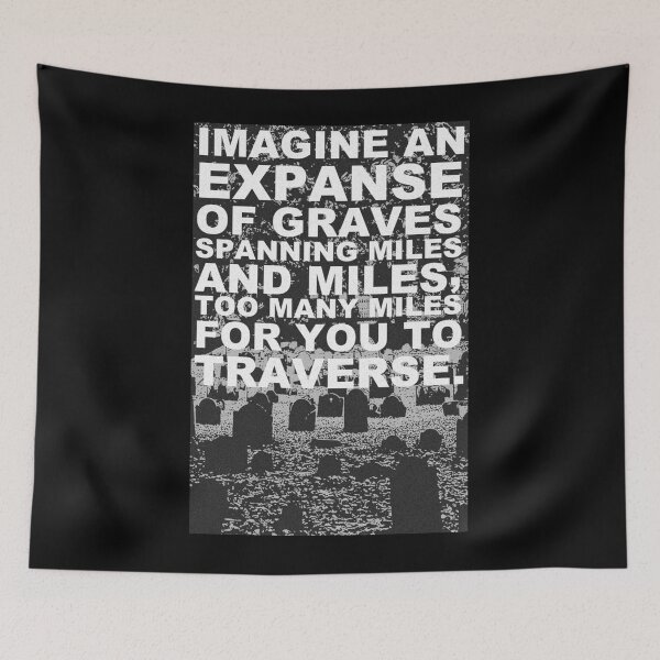 Item preview, a vast expanse of graves halloween designed and sold by BRENTWILLIAM.