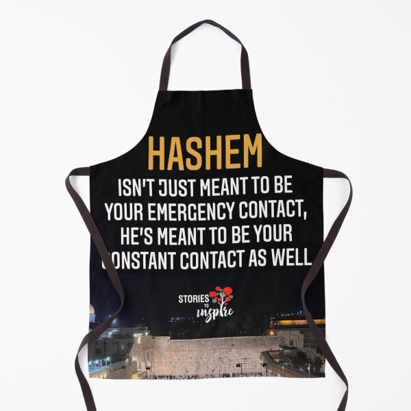 Item preview, Hashem isn't just mean to be your emergency contact He's meant to be your constant contact as well designed and sold by Stories To Inspire - Motivational Jewish Quotes.