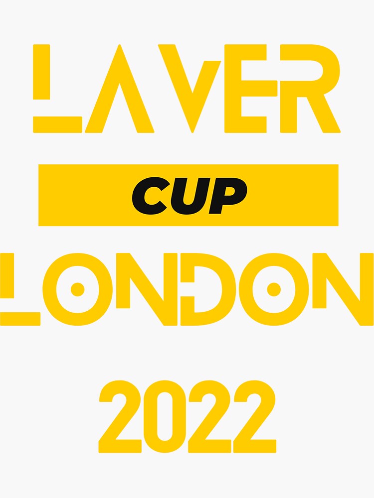 "laver cup london 2022 Essential amazing TShirt" Sticker for Sale by
