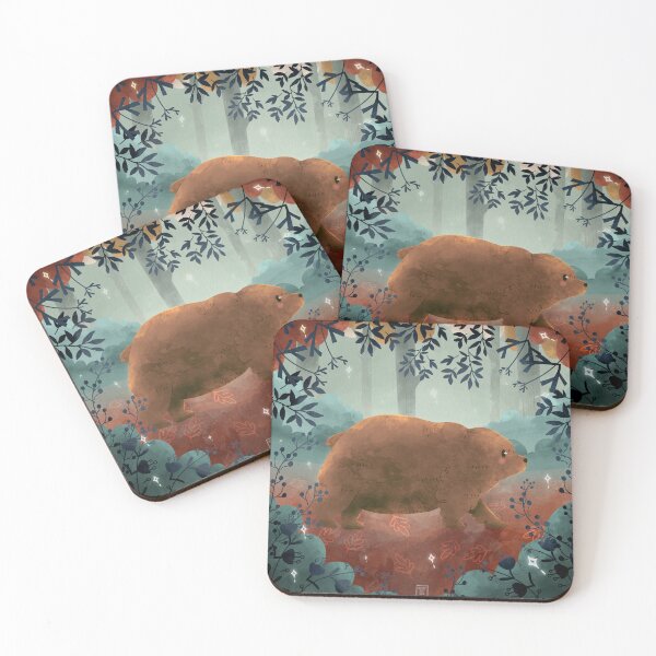 Item preview, Out for a stroll in a magical forest designed and sold by Greta Costabile.
